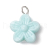 Flower Acrylic Pendants PALLOY-JF03729-3