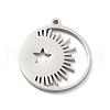 Non-Tarnish 304 Stainless Steel Pendants STAS-E152-02P-2