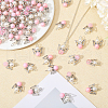 Acrylic & Alloy Pendant PALLOY-CA00011-4