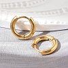 Ion Plating(IP) 304 Stainless Steel Huggie Hoop Earrings EJEW-G272-01-8mm-G-2