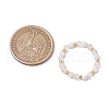 Natural Moonstone Beaded Stretch Rings RJEW-JR00867-08-3