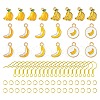 DIY Banana Dangle Earrings DIY-FS0006-04-1