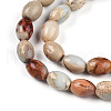 Natural Shoushan Stone Beads Strands G-N346-02B-07-4