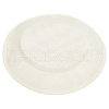Imitation Linen Cloth Hat Fascinator Base AJEW-WH0314-493-7