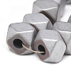 Electroplate Non-magnetic Synthetic Hematite Beads Strands G-T061-05C-3