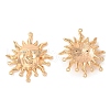 Brass with Cubic Zirconia Chandelier Component Links X-KK-G468-33G-1