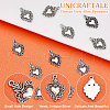 Unicraftale 50Pcs Tibetan Style Alloy Pendants TIBEP-UN0001-18-5
