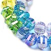 Electroplate Glass Beads Strands EGLA-C007-02-3