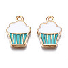 Alloy Enamel Pendants ENAM-S121-127E-3