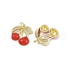Brass Micro Pave Cubic Zirconia Pendants KK-H072-11B-G02-2