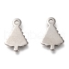 Christmas 201 Stainless Steel Charms STAS-P266-14P-1