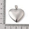 316 Stainless Steel Locket Pendants STAS-N0016-18C-P-3