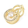 Brass Micro Pave Cubic Zirconia Pendants KK-D357-17A-G-2