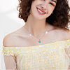 SUPERFINDINGS 80Pcs 5 Colors Alloy Enamel Pendants ENAM-FH0001-80-7