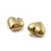 Heart 304 Stainless Steel Charms STAS-D302-16G-2