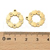 304 Stainless Steel Pendants STAS-A118-01F-G-3