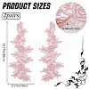 Flower Polyester Embroidery Lace Appliques DIY-WH20011-03C-2