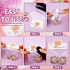100Pcs Foldable Paper Hanging Header CDIS-TA0001-25-4