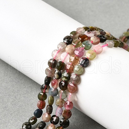 Natural Tourmaline Beads Strands G-C179-A4mm-01-1