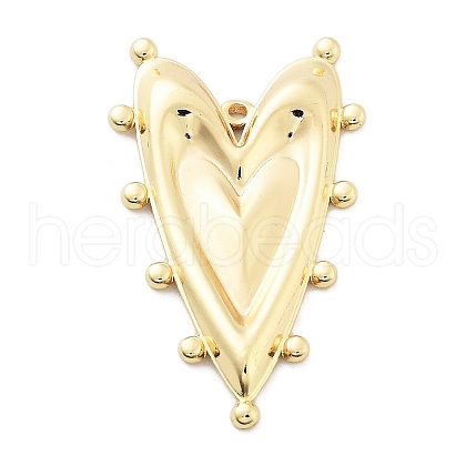 Valentine's Day Brass Pendants KK-I707-02G-1