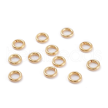 304 Stainless Steel Jump Rings X-STAS-R060-8x0.8-1-1