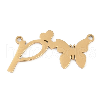 304 Stainless Steel Pendants STAS-L279-002G-P-1