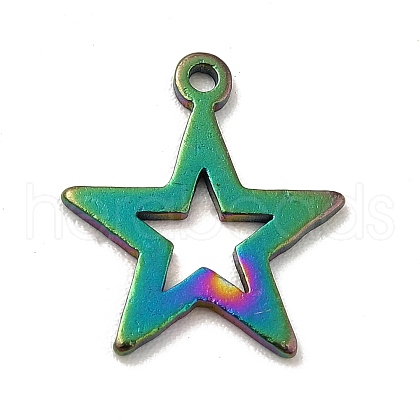 Ion Plating(IP) 201 Stainless Steel Pendants STAS-A066-14M-1
