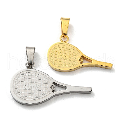 Ion Plating(IP) 304 Stainless Steel Pendants STAS-M329-03G-1
