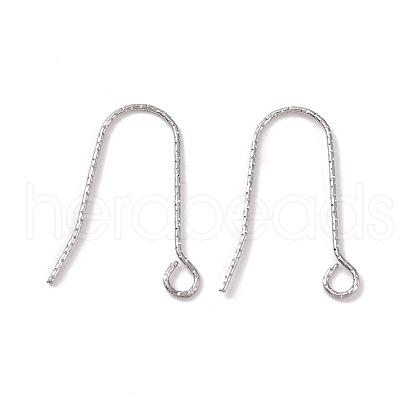 316 Stainless Steel Earring Hooks X-STAS-C059-10P-1