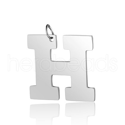 Tarnish Resistant 201 Stainless Steel Pendants STAS-S105-T585S-H-1