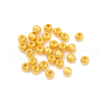 Alloy Round Beads PALLOY-ZN818-4mm-G-RS-1