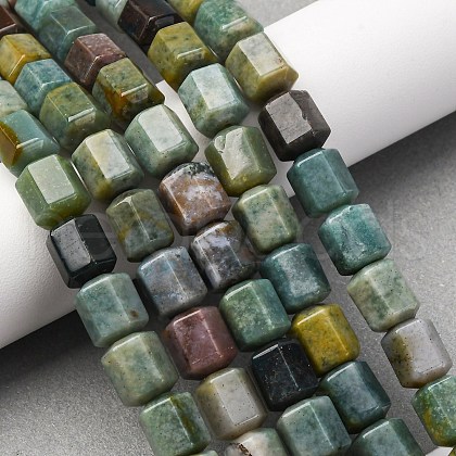Natural Indian Agate Beads Strands G-R015-A06-1