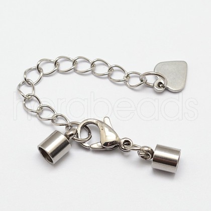 Tarnish Resistant 304 Stainless Steel Chain Extender STAS-I067-3mm-1