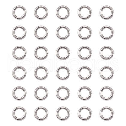 Kissitty 304 Stainless Steel Jump Rings STAS-KS0001-11P-1