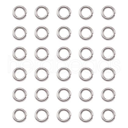 Kissitty 304 Stainless Steel Jump Rings STAS-KS0001-11P-1