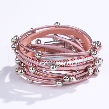 PU Leather Multi-layered Bracelets WG13214-07-1