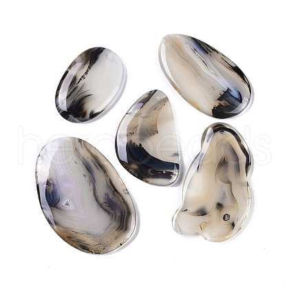 Natural Agate Big Pendant G-Q164-15-1