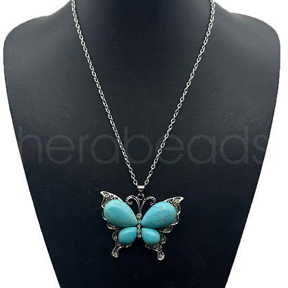 Fashionable Alloy Pendant Necklaces TA1820-1-1