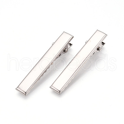Iron Flat Alligator Hair Clip Findings X-IFIN-S286-46mm-1