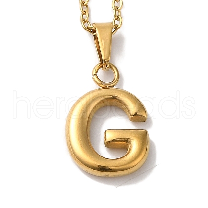 PVD Vacuum Plating 201 Stainless Steel Necklaces NJEW-H033-01G-G-1