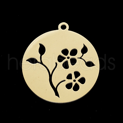 201 Stainless Steel Pendants STAS-T056-LA313-2-1