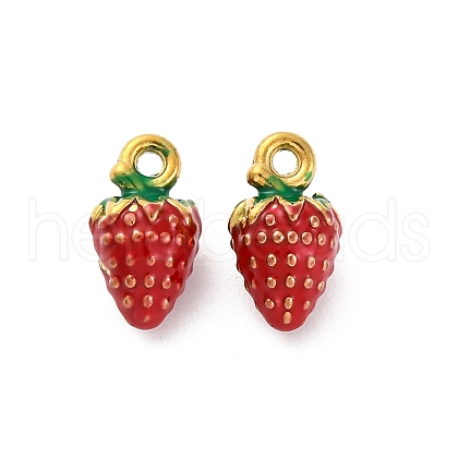 304 Stainless Steel Enamel Pendants STAS-B085-42G-01-1
