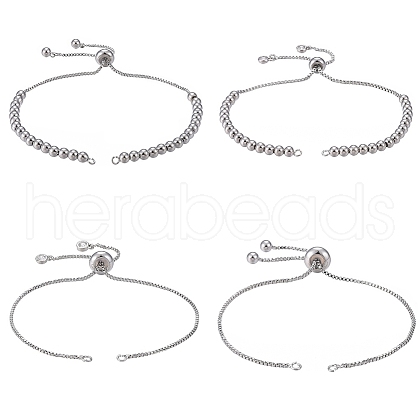 Brass Chain Bracelet Making KK-CJ0001-29-1