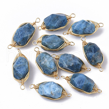 Natural Kyanite Links connectors G-S359-036A-1