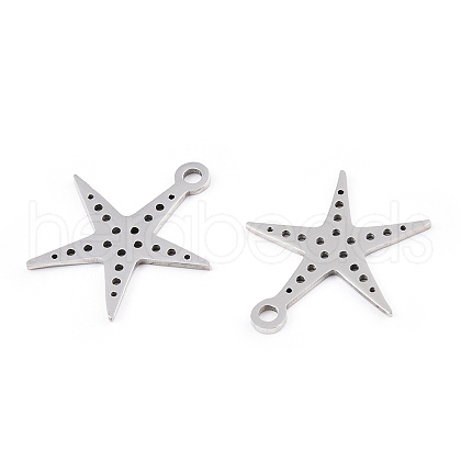 Non-Tarnish 201 Stainless Steel Pendants STAS-T052-50P-1