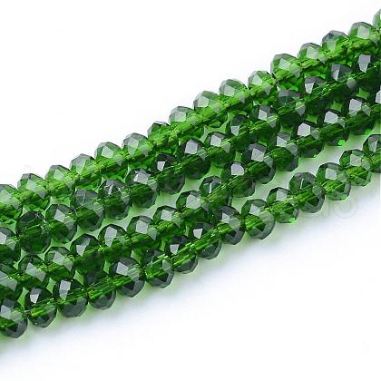 Transparent Glass Beads Strands GLAA-R135-2mm-42-1