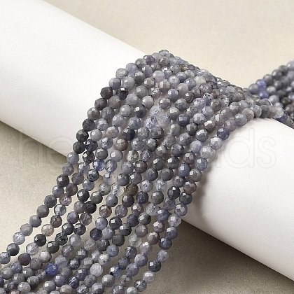 Natural Tanzanite Beads Strands G-S387-A01-3mm-1