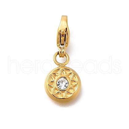 304 Stainless Steel Pendants Decoration STAS-R159-60G-01-1