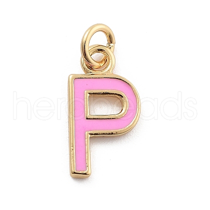 Rack Plating Brass Pendants KK-C065-02P-G-1