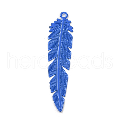Spray Painted Brass Pendants KK-S400-16D-1